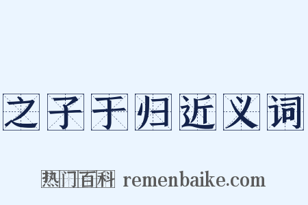 之子于归近义词是什么意思的图片